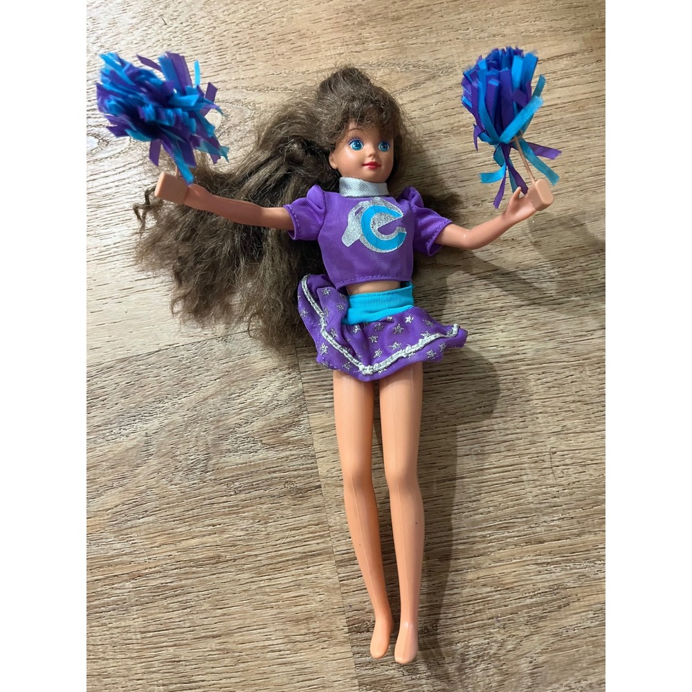 Vintage 1990s Barbie Skipper Courtney Cheerleader Doll 1992 Friend of Skipper